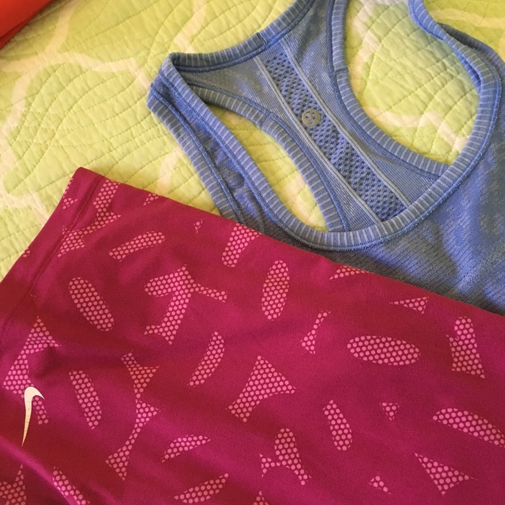 Lululemon and Nike workout Tanks